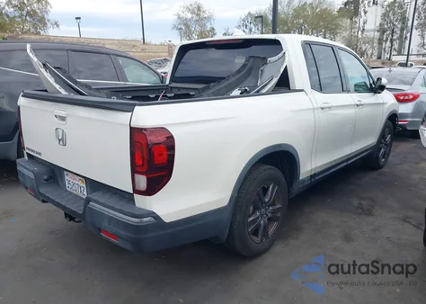 2018 Honda Ridgeline Sport из США, поврежденный, VIN 5FPYK2F11JB001404
